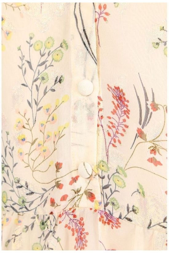 Orfeo Robe Flora Off White/Ass. Flower