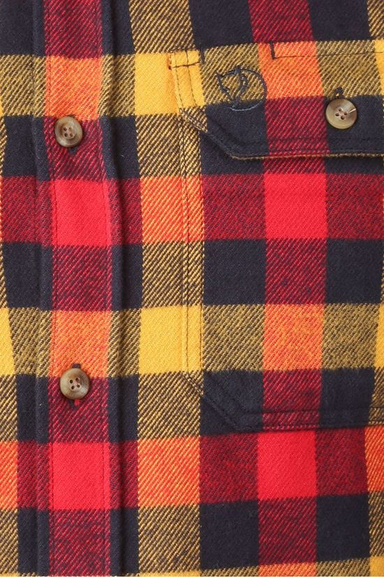 Fjällräven Chemise Skog yellow/red