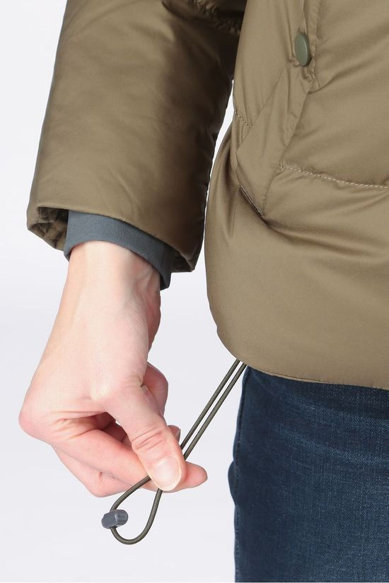 Patagonia Donsjas Silent Down mid khaki