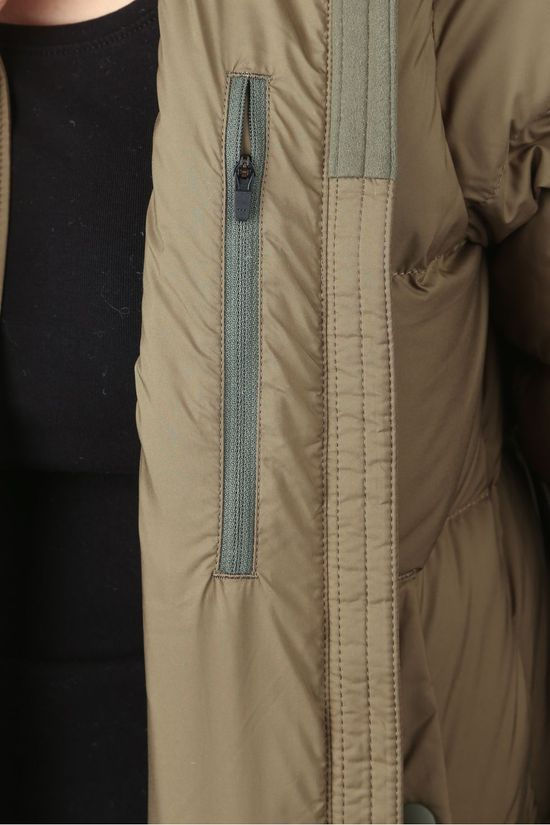Patagonia Donsjas Silent Down mid khaki
