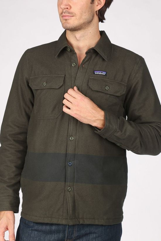 Patagonia Hemd Insulated Fjord dark green