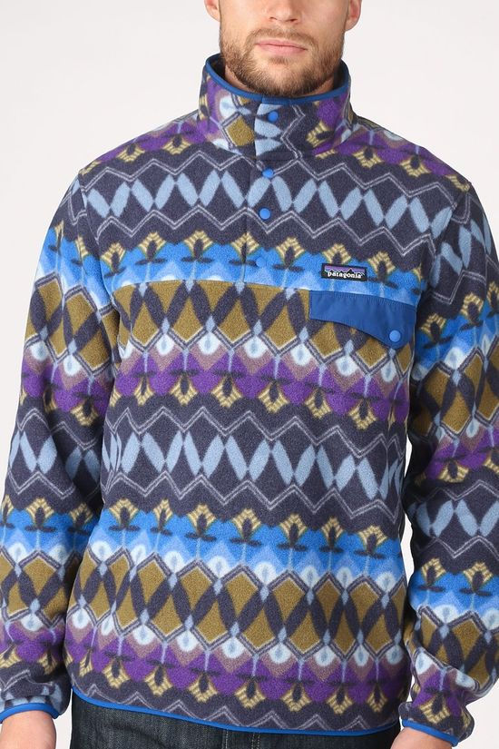 Patagonia Polaire Synchilla Lightweight Snap-T Blue/Assorted / Mixed