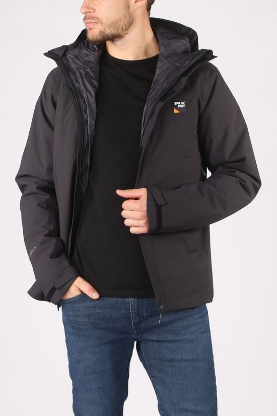 Sprayway Manteau Volda 3In1 Black