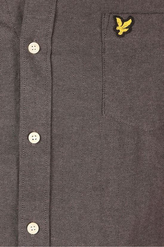 Lyle & Scott Hemd 2002-Lw1314V Dark Grey Marle
