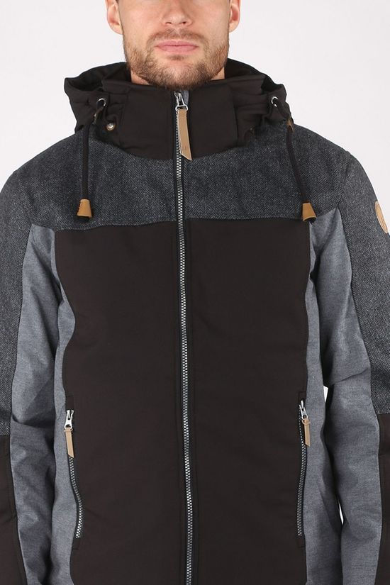 Icepeak Jas Alsdorf Softshell Black/Dark Grey Marle