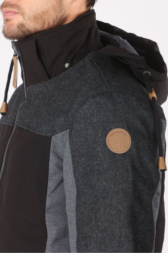 Icepeak Jas Alsdorf Softshell Black/Dark Grey Marle