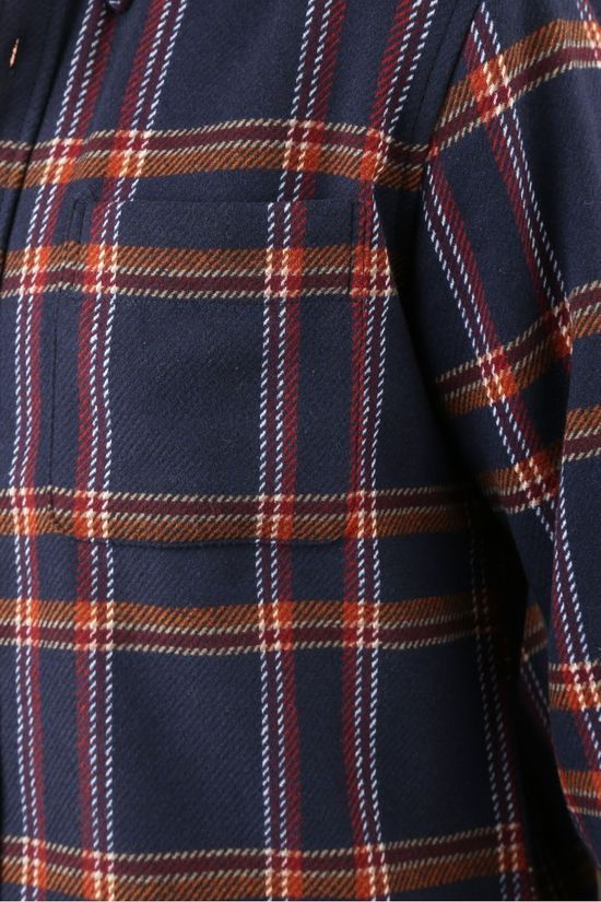 Ben Sherman Hemd 2002-Sh0061414 Dark Blue/Bordeaux / Maroon