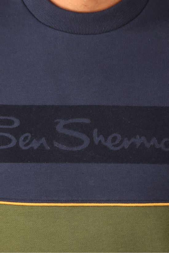Ben Sherman Pull 2002-Sw0061621 dark blue/mid green