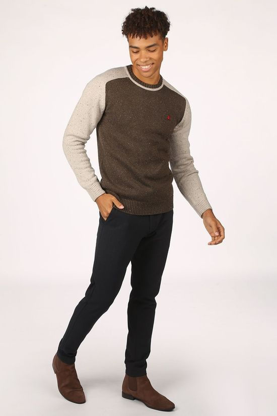 Antwrp Pull 2002-Bkw008 Dark Brown/Sand Brown