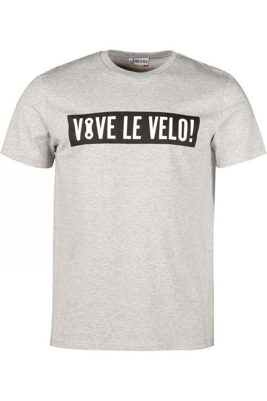 Vive le Velo T-Shirt T-Bigbox Light Grey Marle