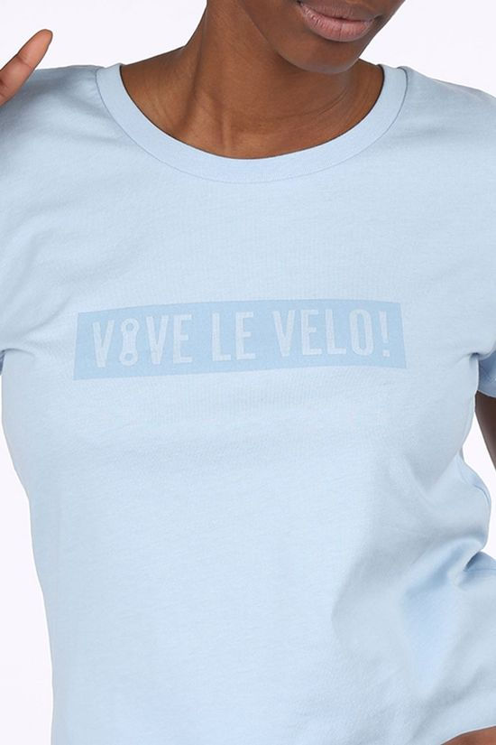 Vive le Velo T-Shirt T-Box light blue
