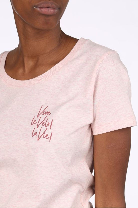 Vive le Velo T-Shirt T-Vvv light pink
