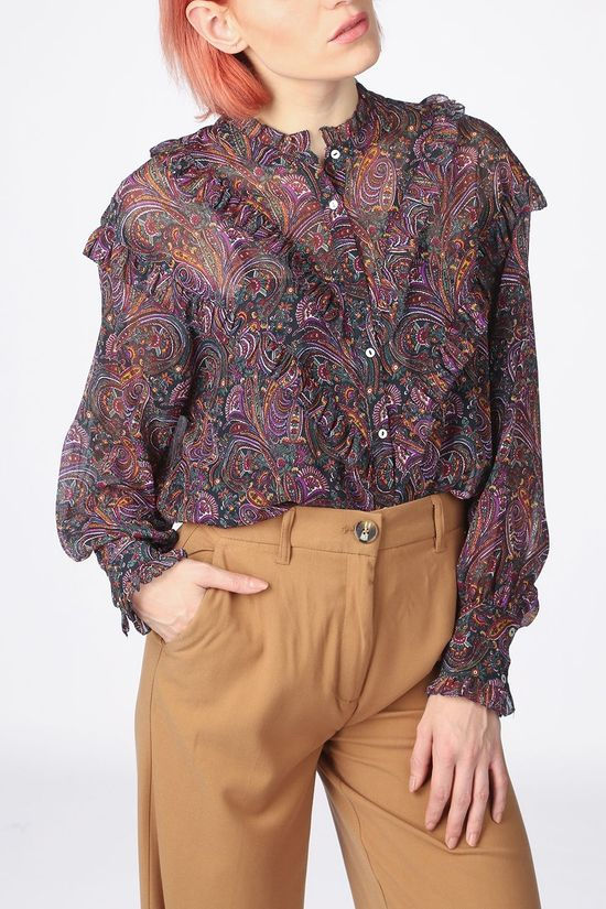 Pepe Jeans Hemd Regina Black/Purple