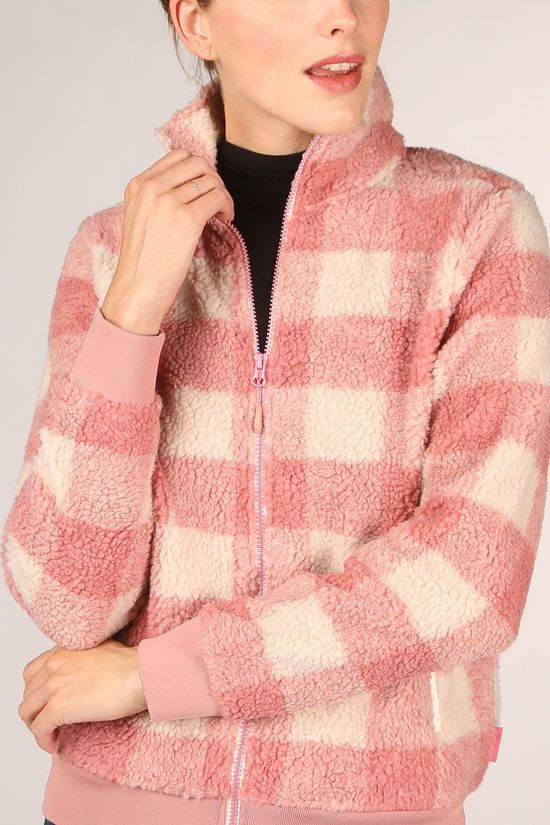 Ayacucho Polaire Jaipur Bomber ECDEV-3314 mid pink/white