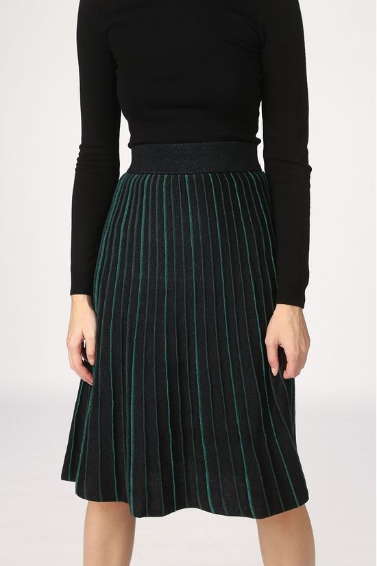 King Louie Rok Pintuck Dazzle Stripe Black/Green