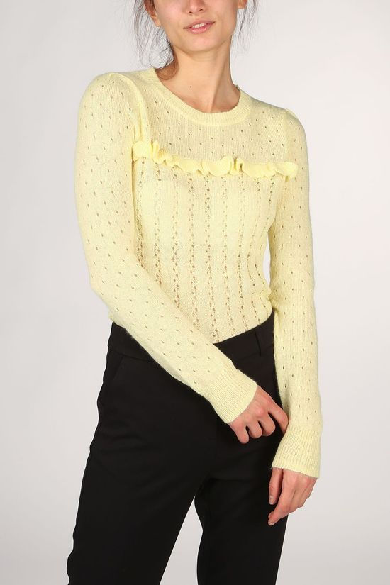 King Louie Pull Ruffle Fluffy light yellow