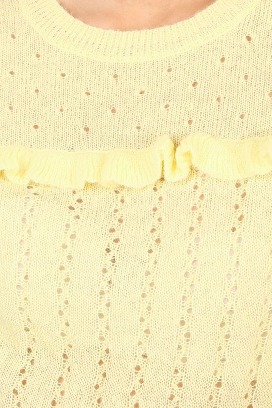 King Louie Pull Ruffle Fluffy light yellow