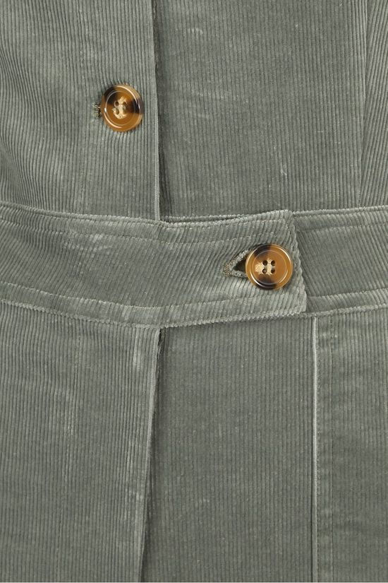 King Louie Jumpsuit Garbo Button Corduroy mid green