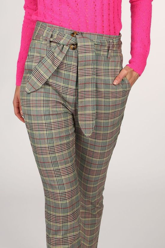 King Louie Broek Milly Miso mid brown/green