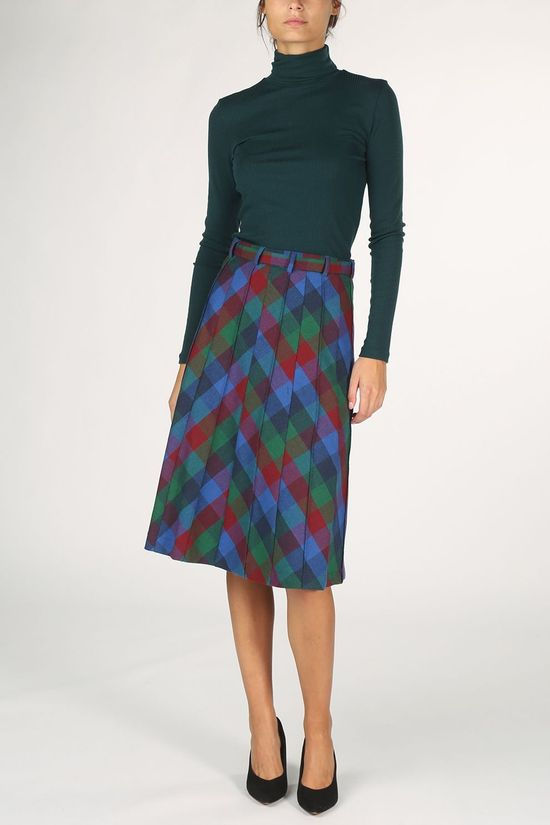 King Louie Rok Harper Cornel Check Royal Blue/Bordeaux / Maroon