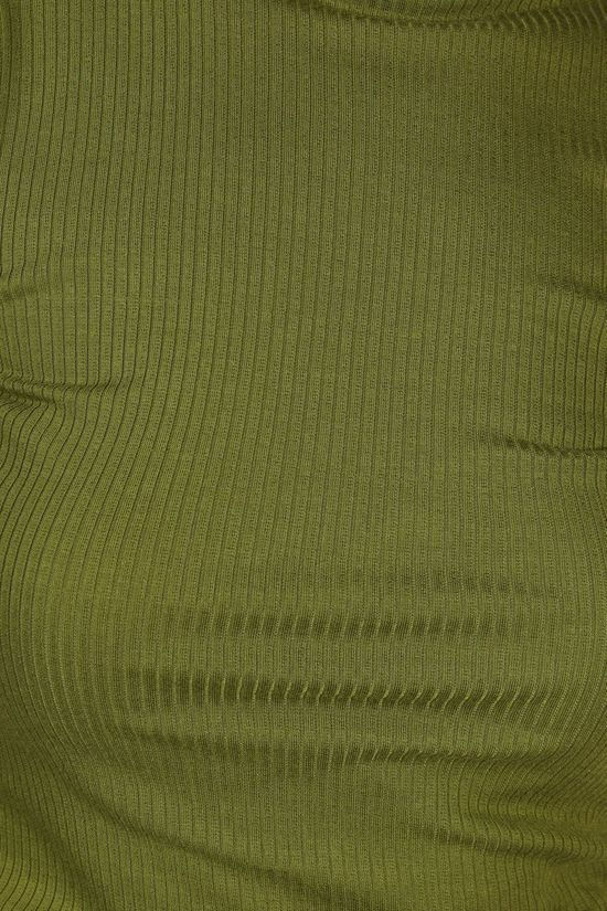 King Louie Souspull Rollneck Uni Rib Tencel green