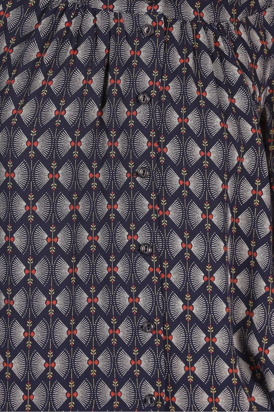 King Louie Hemd Lysa Warrior dark blue/dark pink