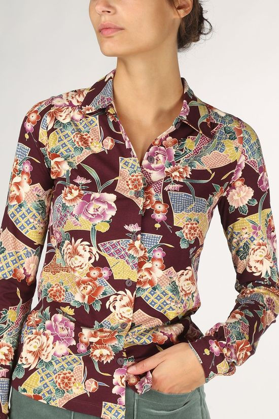 King Louie Hemd Blouse Salon Fuchsia/Ass. Flower