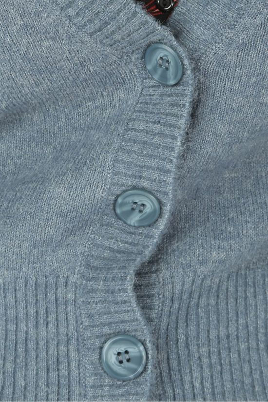King Louie Cardigan Bellsleeve Muse mid blue