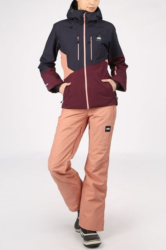 Picture Organic Clothing Jas Seen Jacket Dark Blue/Bordeaux / Maroon