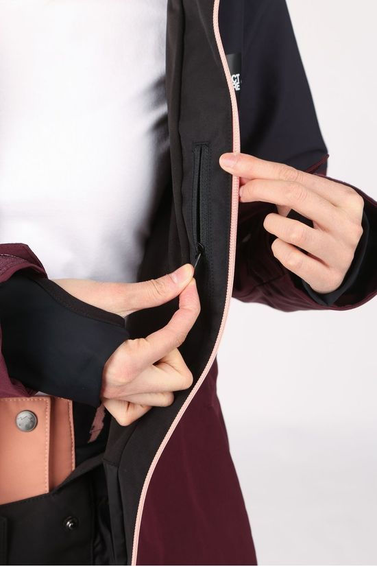 Picture Organic Clothing Jas Seen Jacket Dark Blue/Bordeaux / Maroon