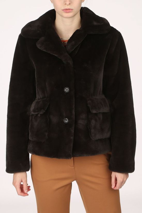 Oakwood Manteau Game dark grey