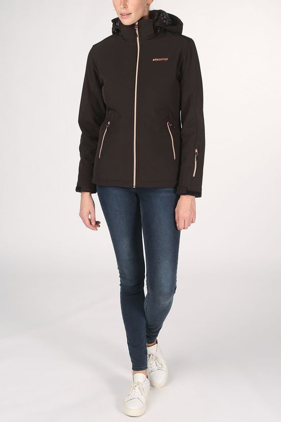 Ayacucho Softshell Snow Leopard Black