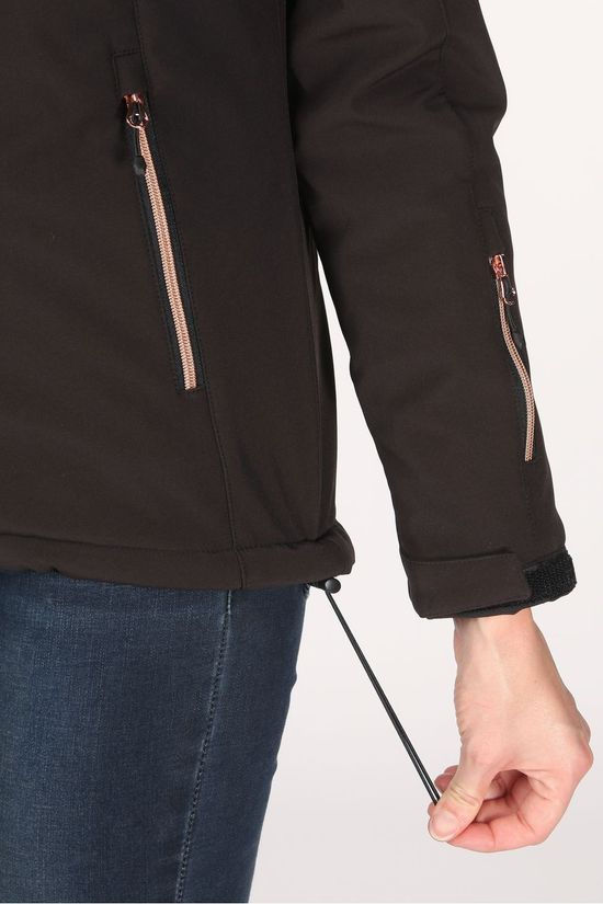Ayacucho Softshell Snow Leopard Black