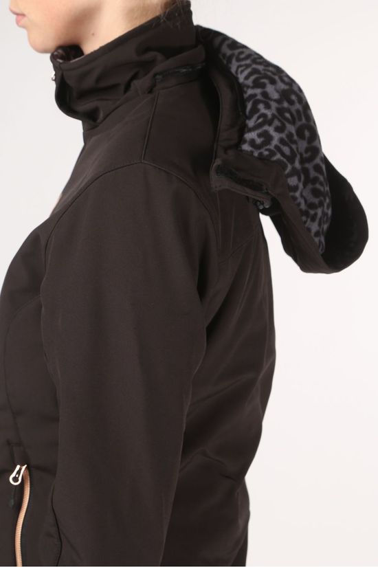 Ayacucho Softshell Snow Leopard Black