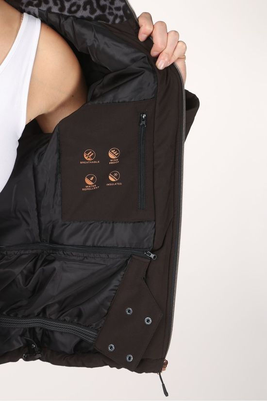 Ayacucho Softshell Snow Leopard Black