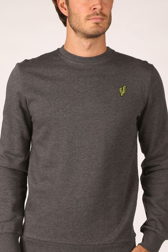 Ayacucho Pull Sechura Winter Crew Sweater dark grey