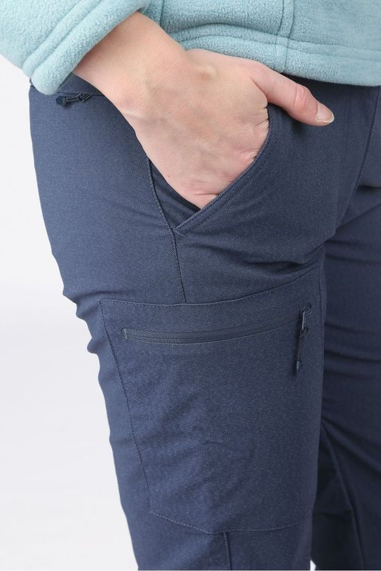 Ayacucho Broek Winter Denim W Navy Blue