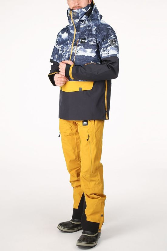 Picture Organic Clothing Jas Anton Jacket dark blue/yellow