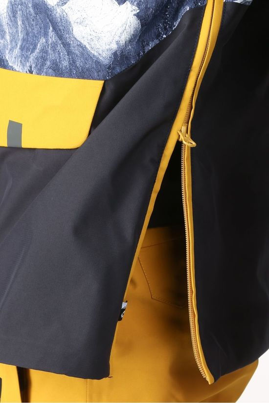 Picture Organic Clothing Jas Anton Jacket dark blue/yellow