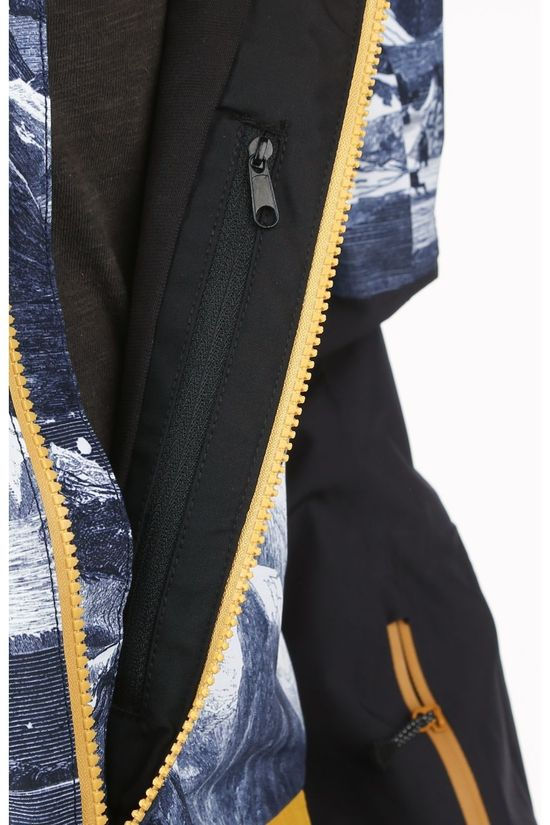 Picture Organic Clothing Jas Anton Jacket dark blue/yellow