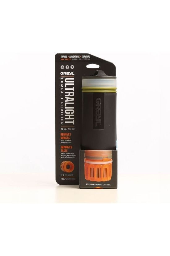 Grayl Waterfilter Ultralight Compact Purifier Mid Khaki/Black