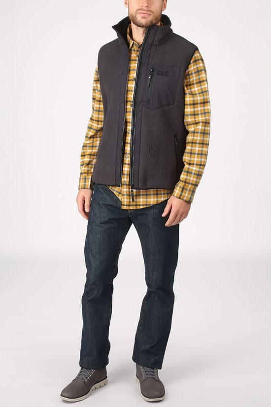 Jack Wolfskin Bodywarmer Kingsway M dark grey