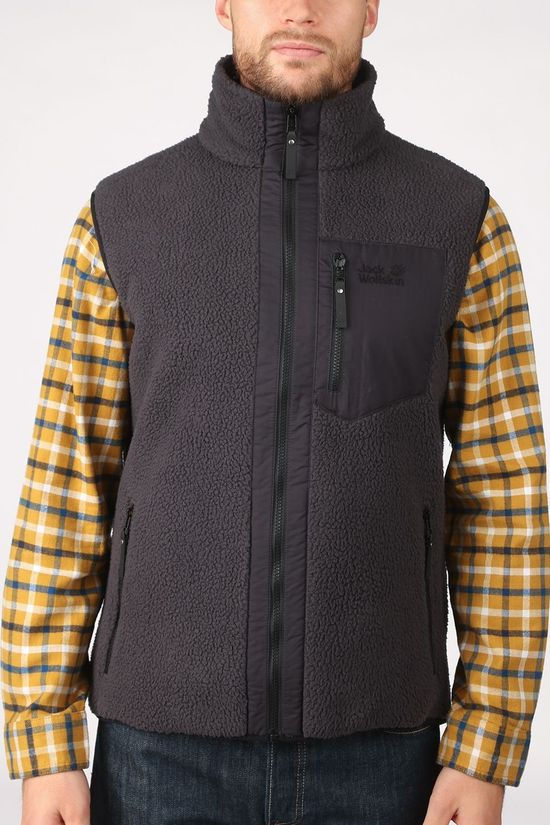 Jack Wolfskin Bodywarmer Kingsway M dark grey