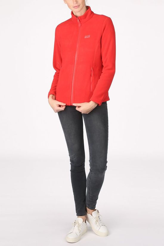 Jack Wolfskin Fleece Moonrise Eco red