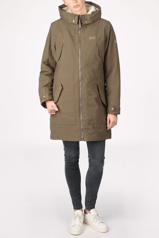 Jack Wolfskin Jas Rocky Point Parka Taupe