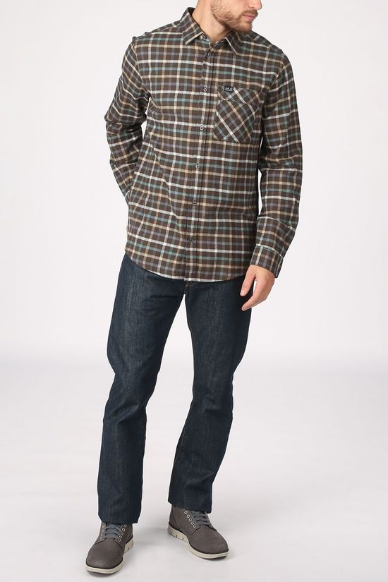 Jack Wolfskin Hemd Fraser Island Dark Brown/Assorted / Mixed