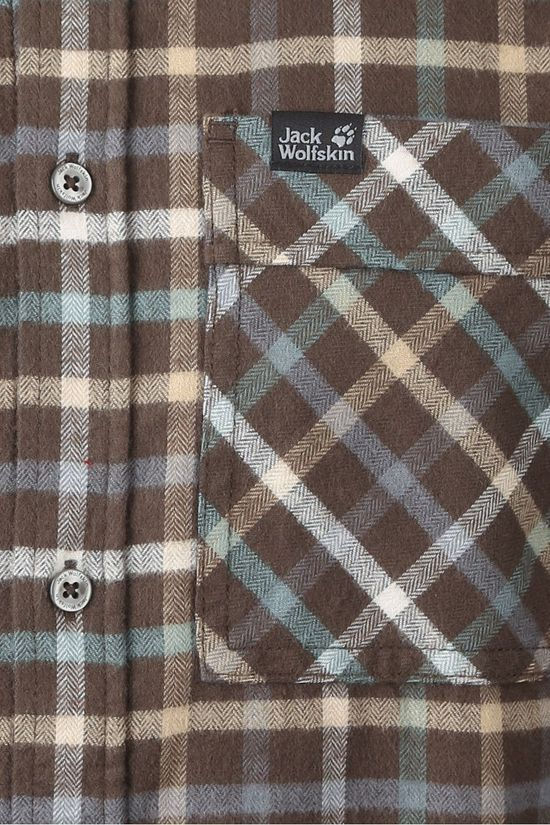 Jack Wolfskin Hemd Fraser Island Dark Brown/Assorted / Mixed