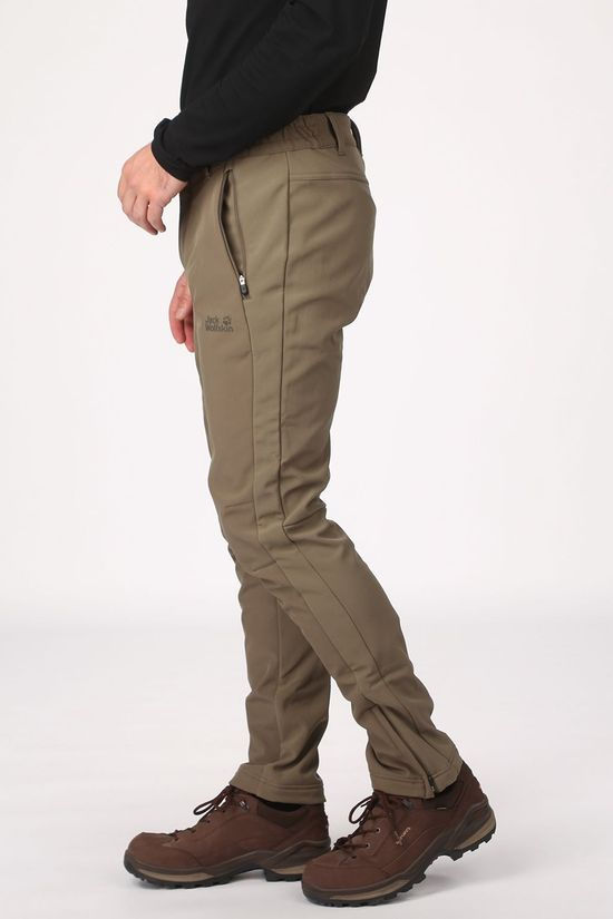 Jack Wolfskin Pantalon Zenon Softshell Taupe