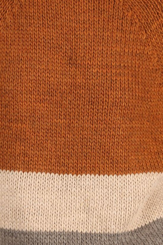 La Fée Maraboutée Pull Fc5160 rust/dark grey