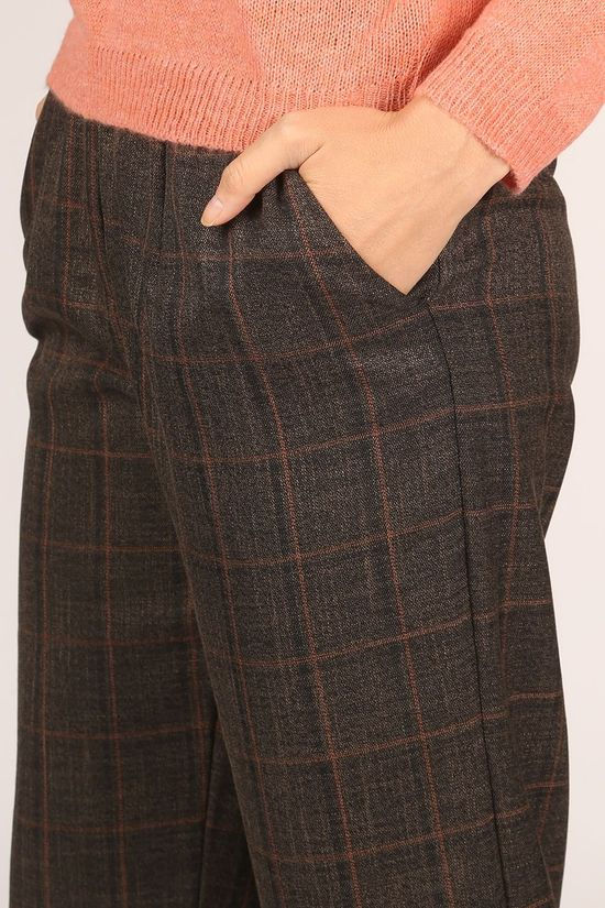 La Fée Maraboutée Broek Fc5003 Dark Grey Marle/Rust